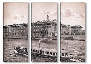  Вид на Исаакиевский собор от здания Сената 1900  –  1902