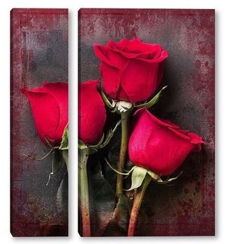  Букет красных роз