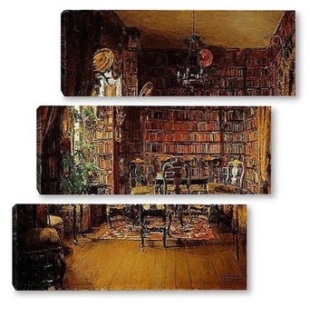 Модульная картина Библиотека Турвалда Боек