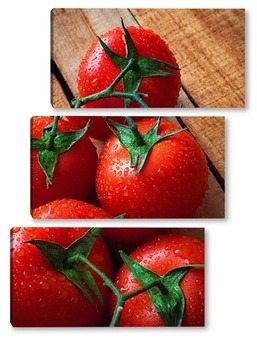 Модульная картина Свежие помидоры