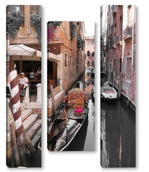 Модульная картина Улочки Венеции