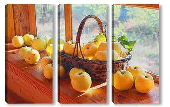 Модульная картина Антоновские яблоки