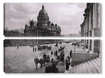  Исакиевский собор и Медный всадник 1907  –  1912 1912 Россия 1912 Санкт-Петербург 1912 Адмиралтейски