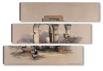 Модульная картина Руины храма на острове Бигге, Египет