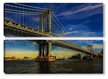 Модульная картина Manhattan Bridge