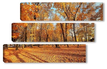 Модульная картина Осень в Асеевском парке