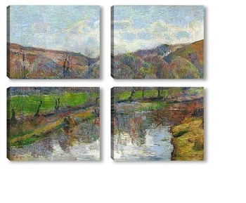 Модульная картина Пейзаж Бретани, 1888