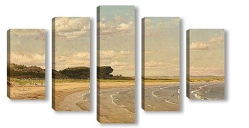 Модульная картина Второй пляж, Ньюпорт