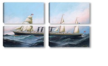  Яхта Султана в море