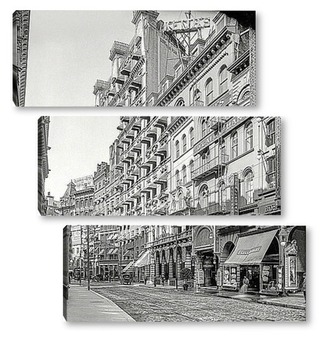  Мэдисон-стрит, отель Бревурт и оперный театр Ла Саль, 1910