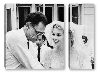  Мерелин Монро на приёме у Фрэнка Деланей,1955г.