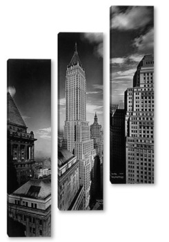 Модульная картина Банк в Манхэттен Билдинг,1930 