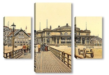  Восточный Берег и Южный Пункт, Гельголанд, Германия.1890-1900 гг