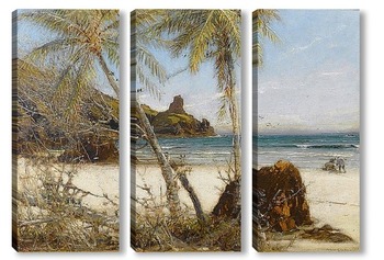 Модульная картина Пляж Коралл