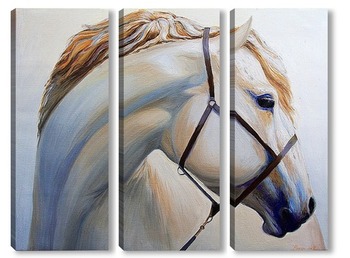 Модульная картина Портрет лошади