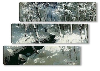 Модульная картина Ручей в лесу. 1906
