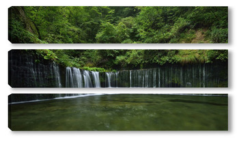 Модульная картина Водопады и леса 26441
