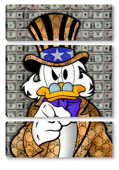 Модульная картина Duck_money