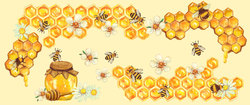    Пчелки и соты